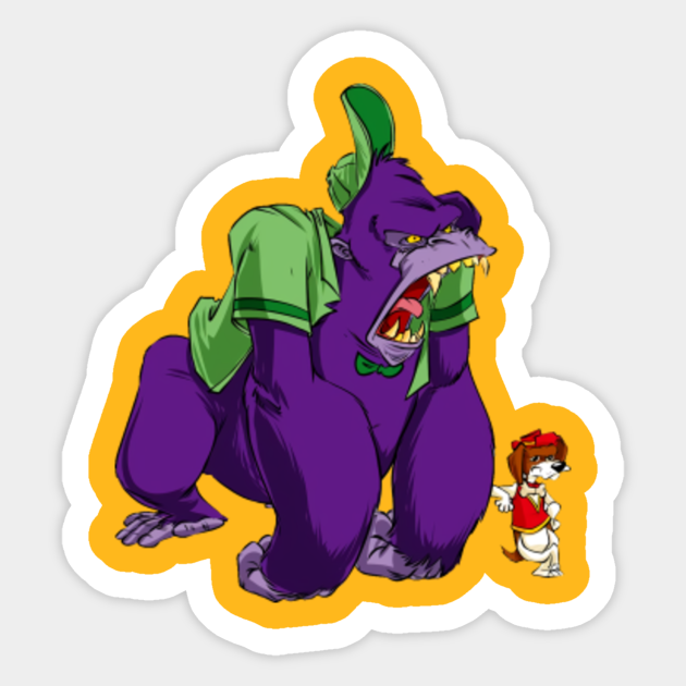 the grape ape turned spooky - Grape Ape - Sticker | TeePublic